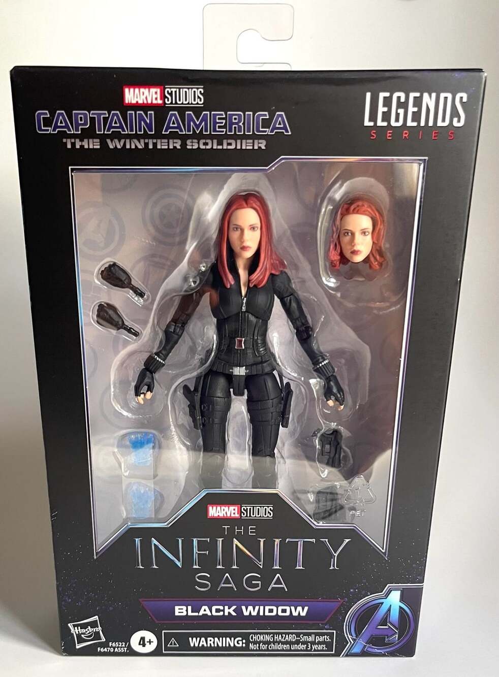 Marvel Legends Series Infinity Saga Captain America The Winter Soldier Black Wid